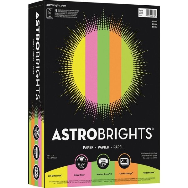 Astrobrights Paper, Astrobright, Neon, Ast Pk WAU20270